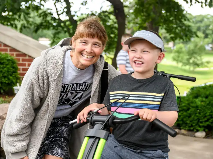 Briggs and his mom