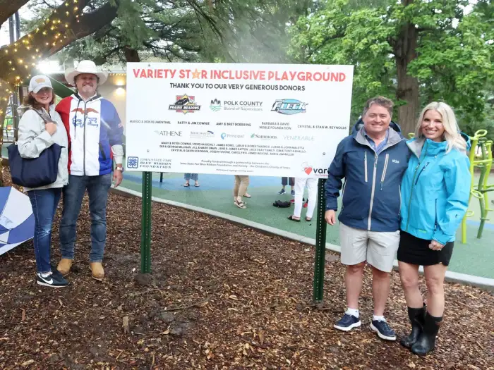 Donor Sign at Playground