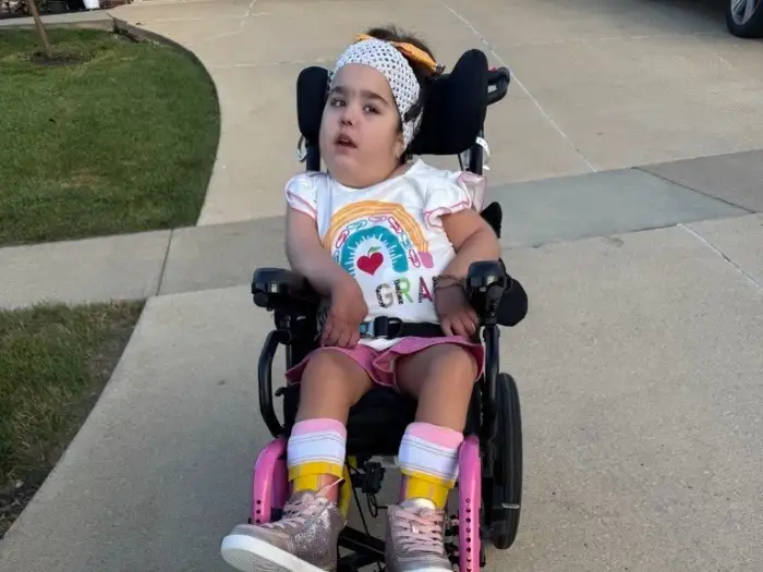 The changing table will lift a barrier people like Natalie K. Clouse and her 7-year-old daughter, Gwendolyn, who uses a wheelchair and diapers.